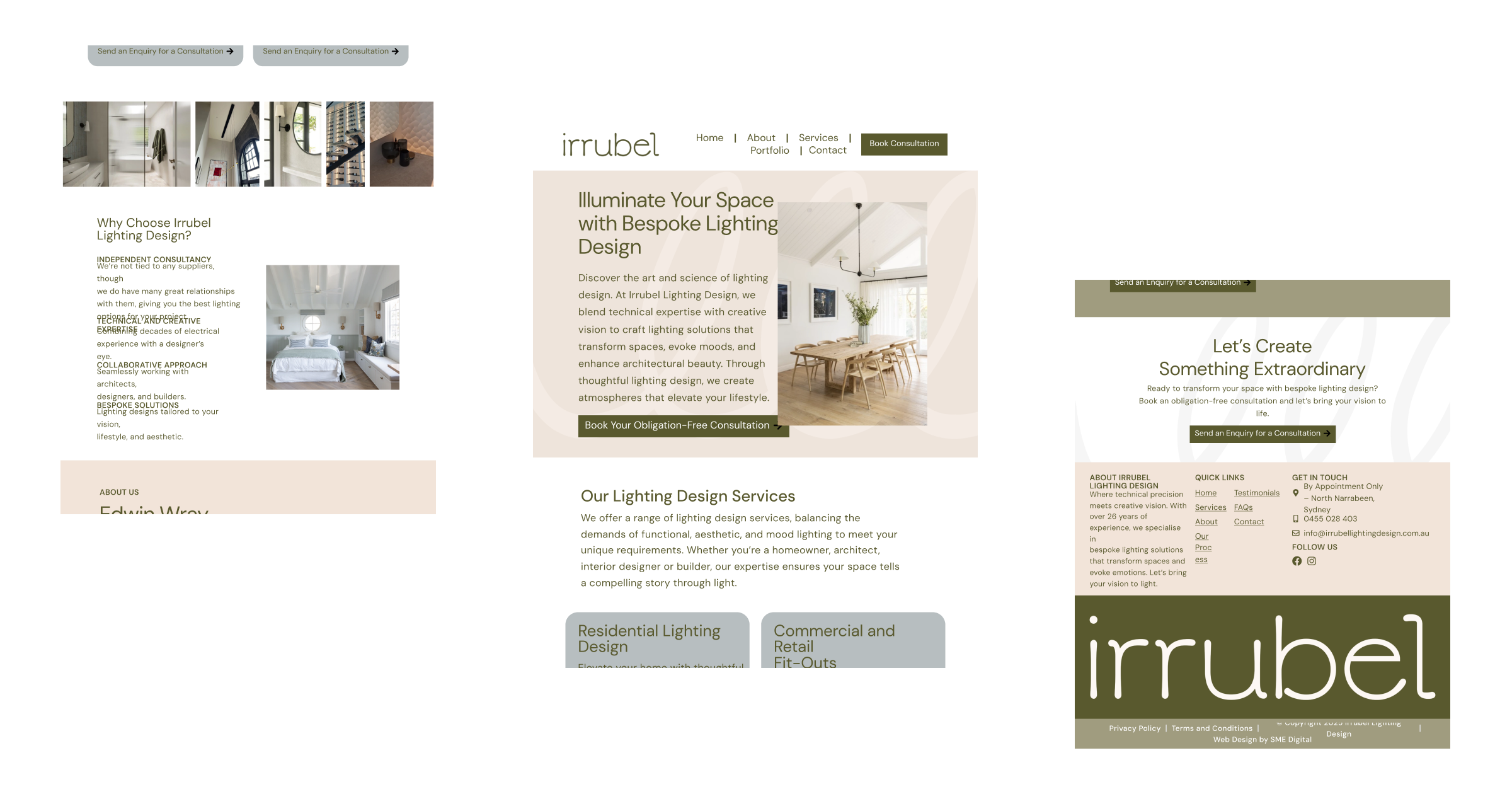 Irrubel Tablet view