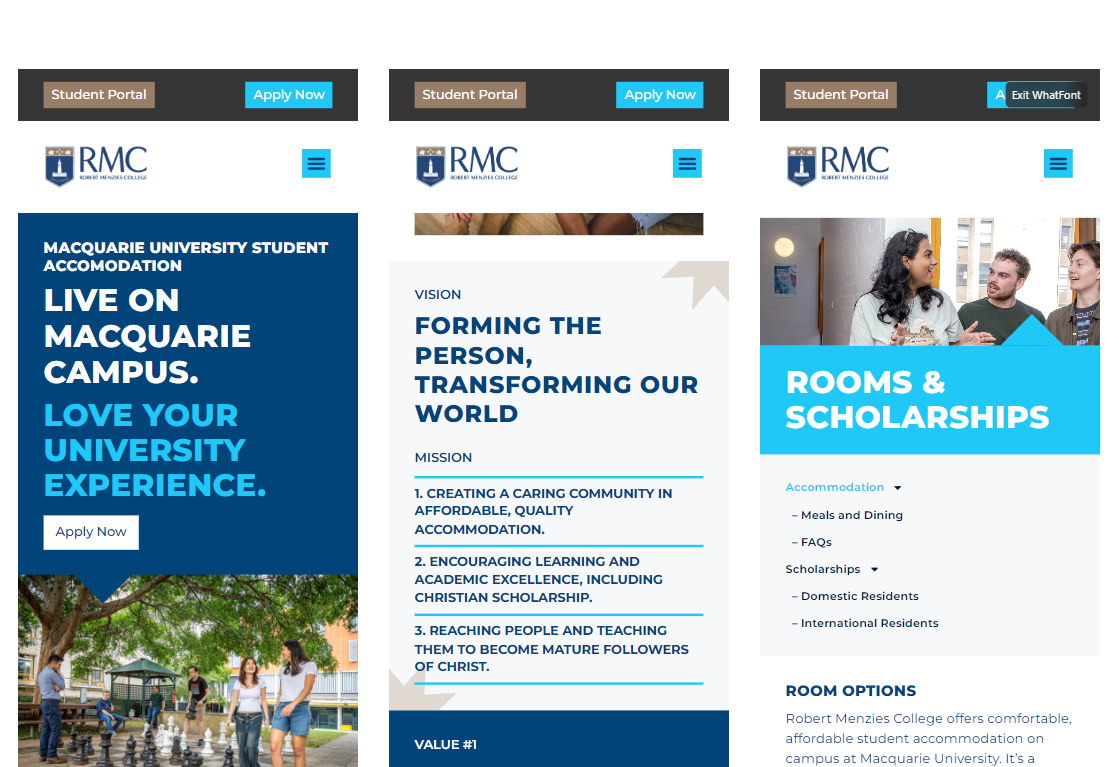 RMC - Tablet View