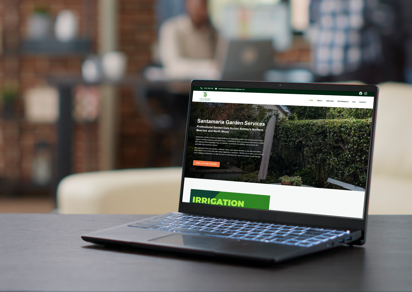 Santamaria Garden Services - Front Tile