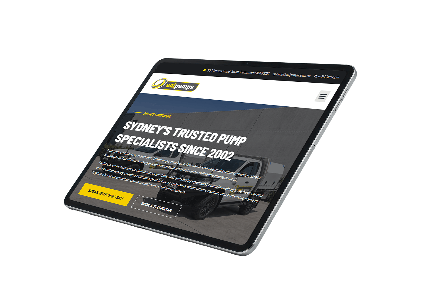 Unipumps Tablet